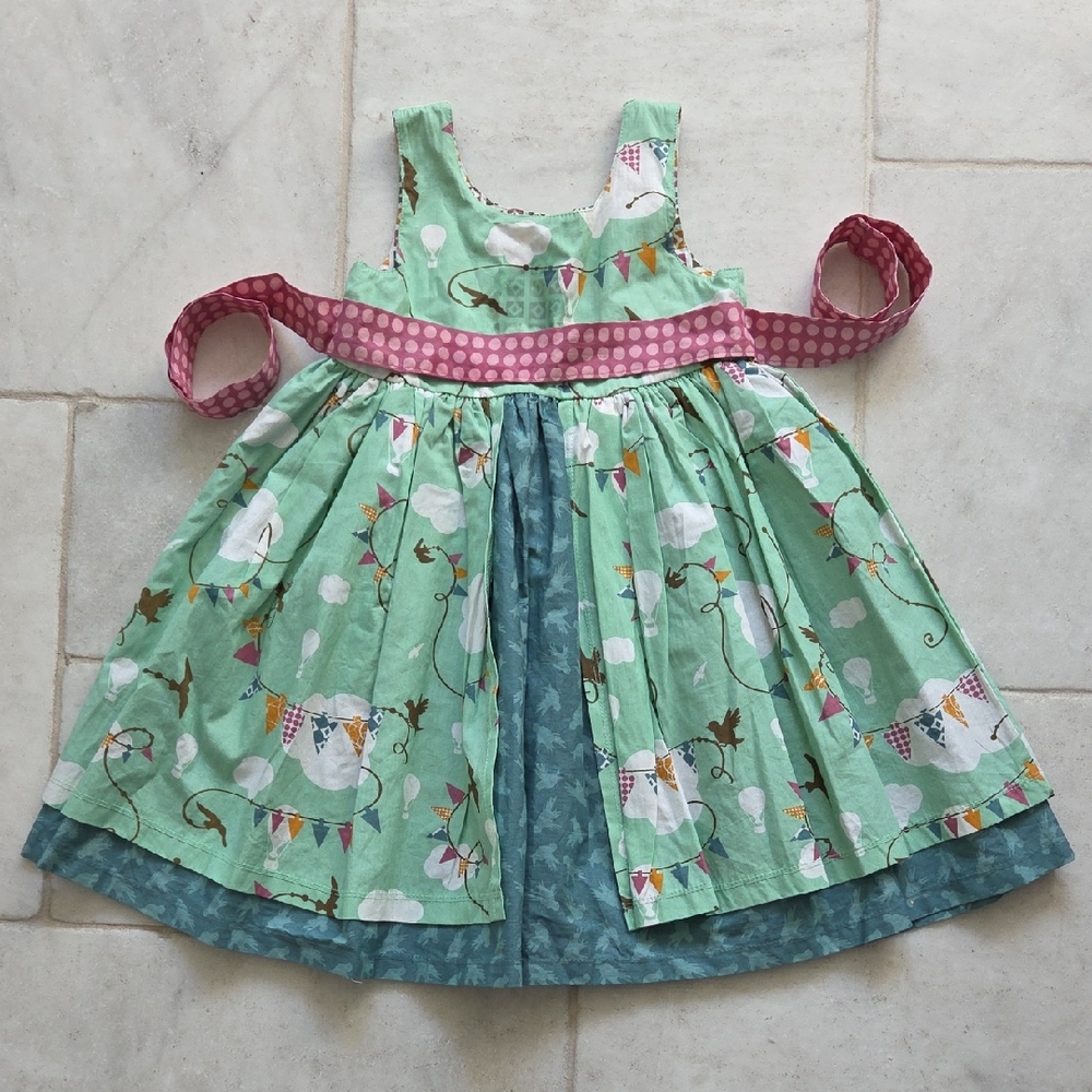 Jelly The Pug Multicolor Geometric Dress